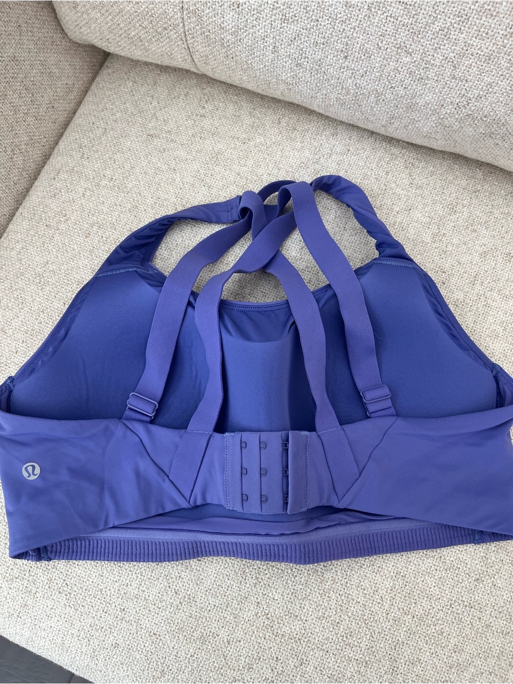lululemon athletica Strappy Purple Support Sports Bra